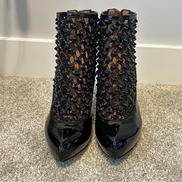 Givenchy Lattice Knot Cage Bootie Shoes